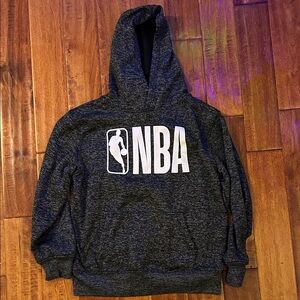NBA Black and Gray Kids Hoodie